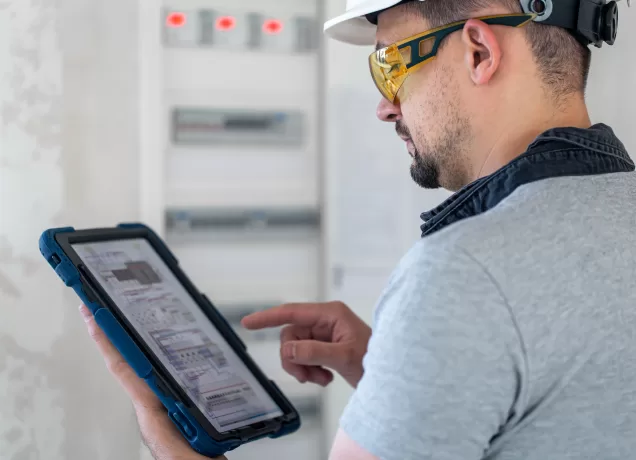 tablet robusto para pisos de fábrica e indústria